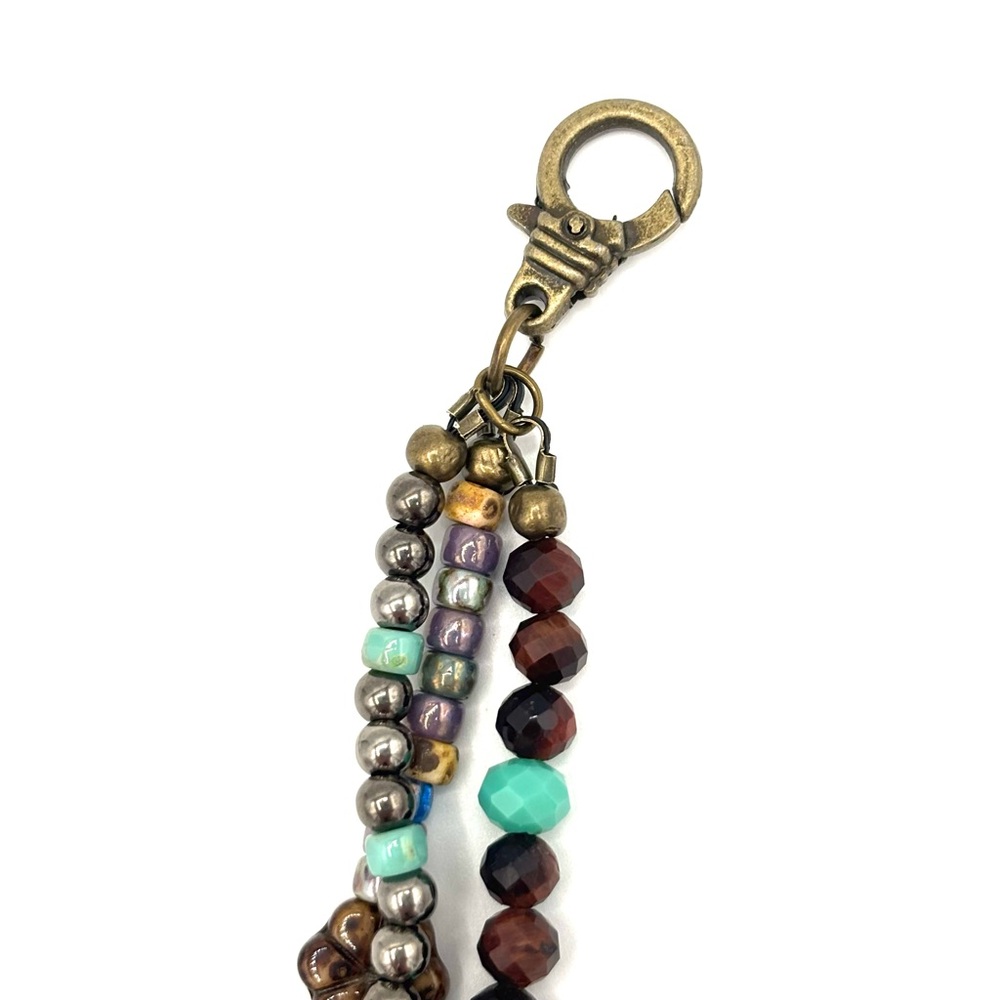 Hand Crafted Bohemian Multicolor Beaded Bracelet - Picture 8 of 10
